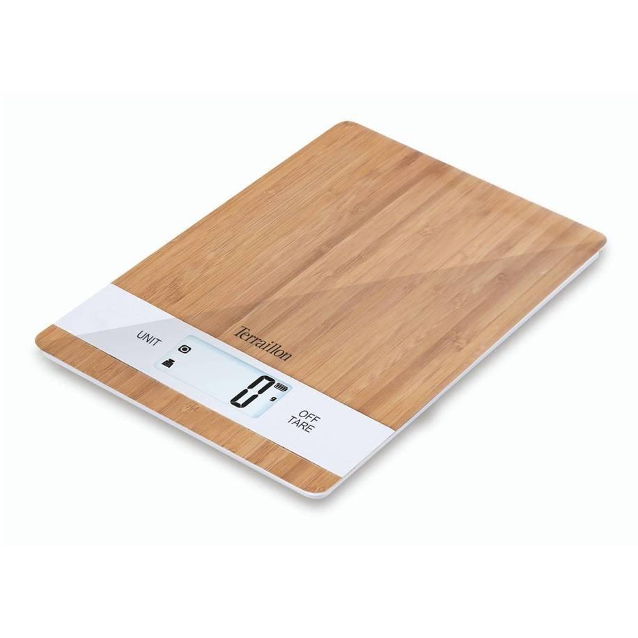 Terraillon Terraillon Bamboo USB Bambou Comptoir Rectangle Balance de ménage électronique  