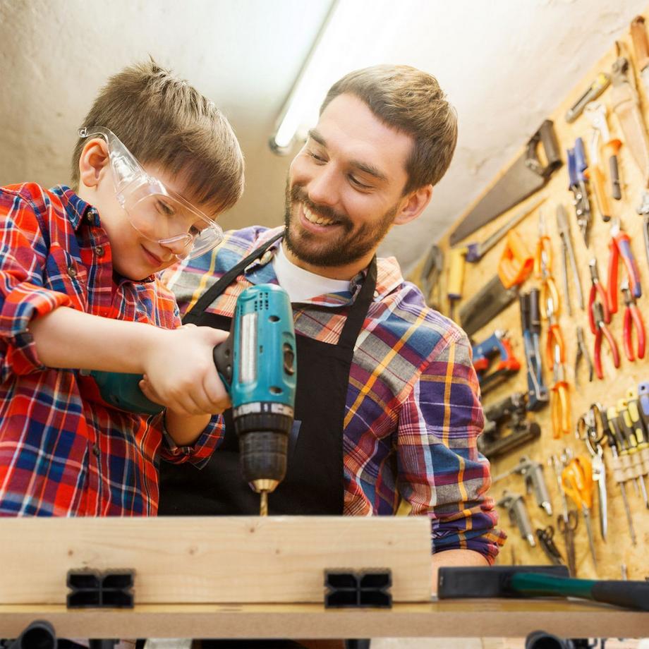 B2X Banco da lavoro pieghevole con ganasce di serraggio  