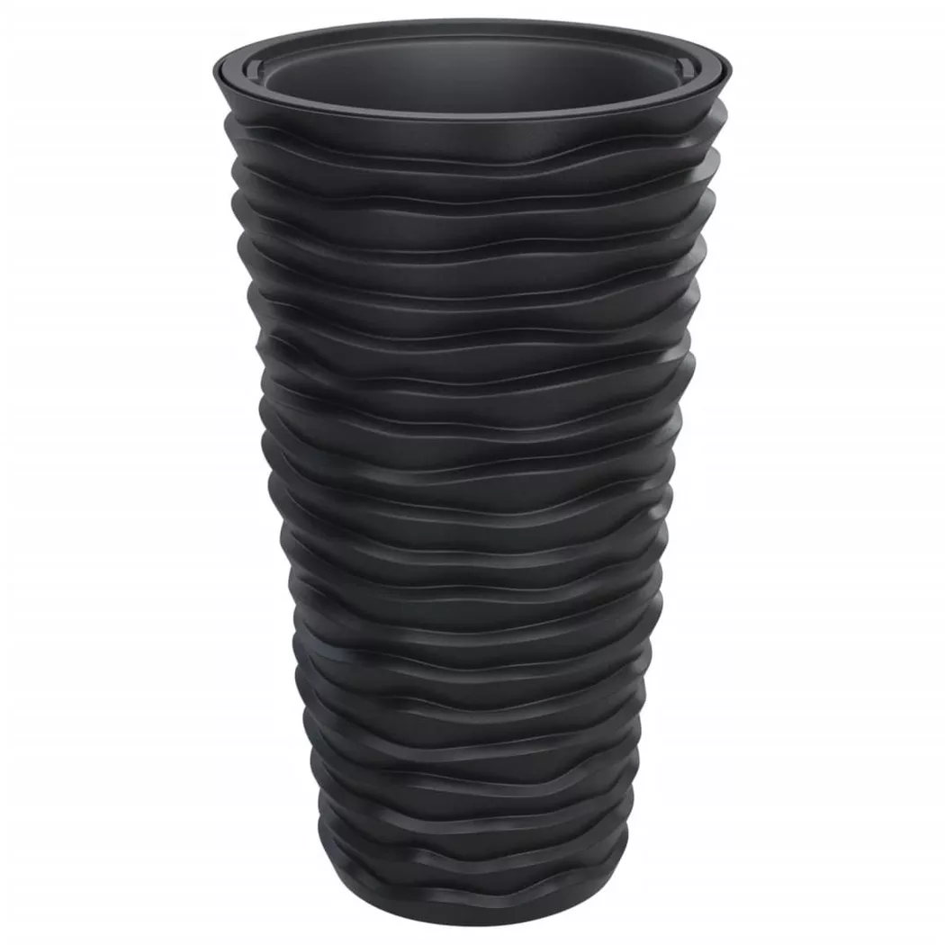 VidaXL - Jardinière polypropylène, One Size, Gris