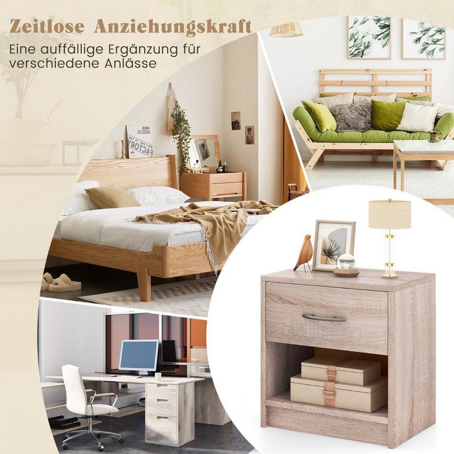 B2X Comodino con cassetto  