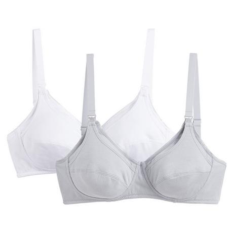 La Redoute Collections  Lot de 2 soutien-gorge d'allaitement en coton 