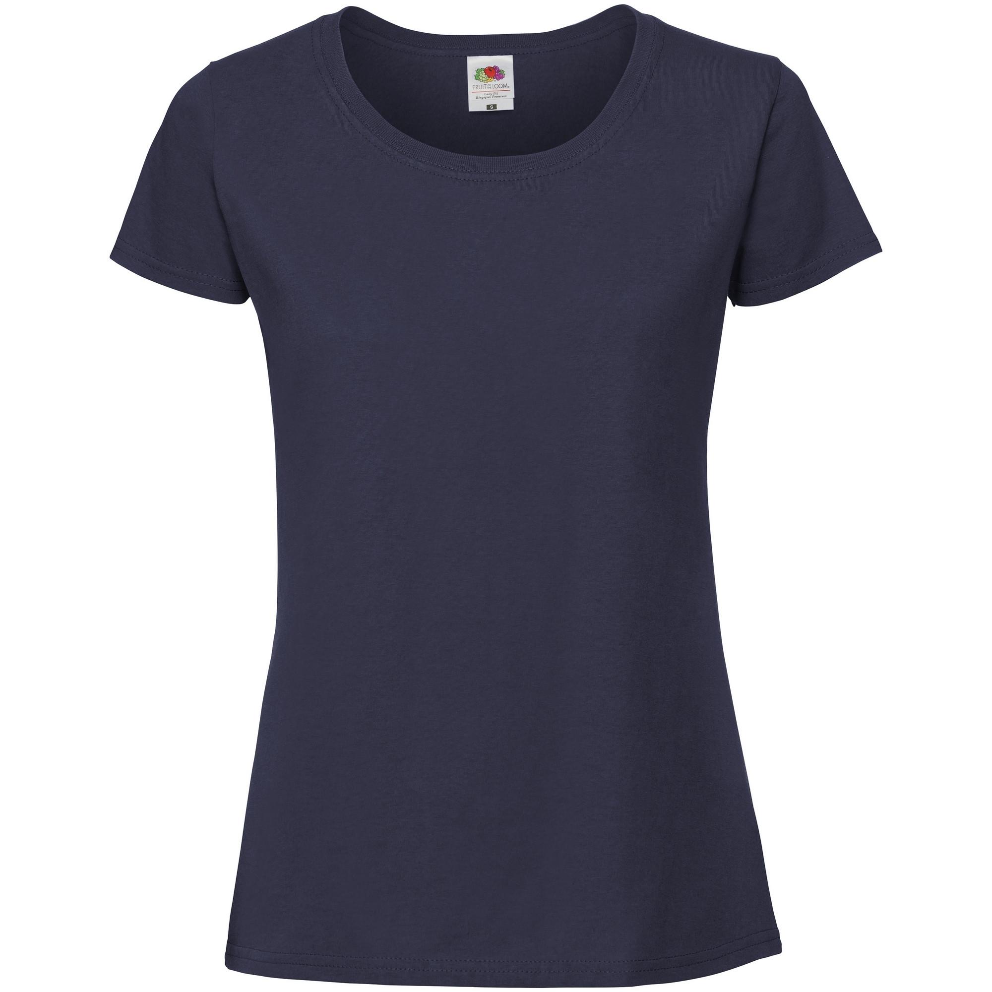 Image of Tshirt, Eng Anliegend Damen Marine S