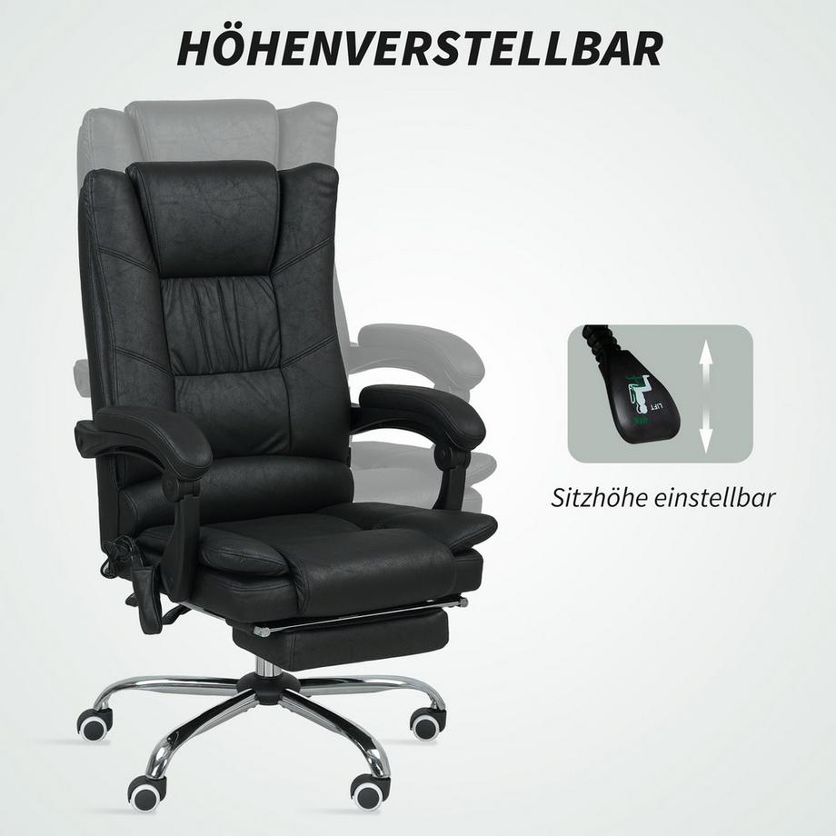 Vinsetto  fauteuil de bureau massant 