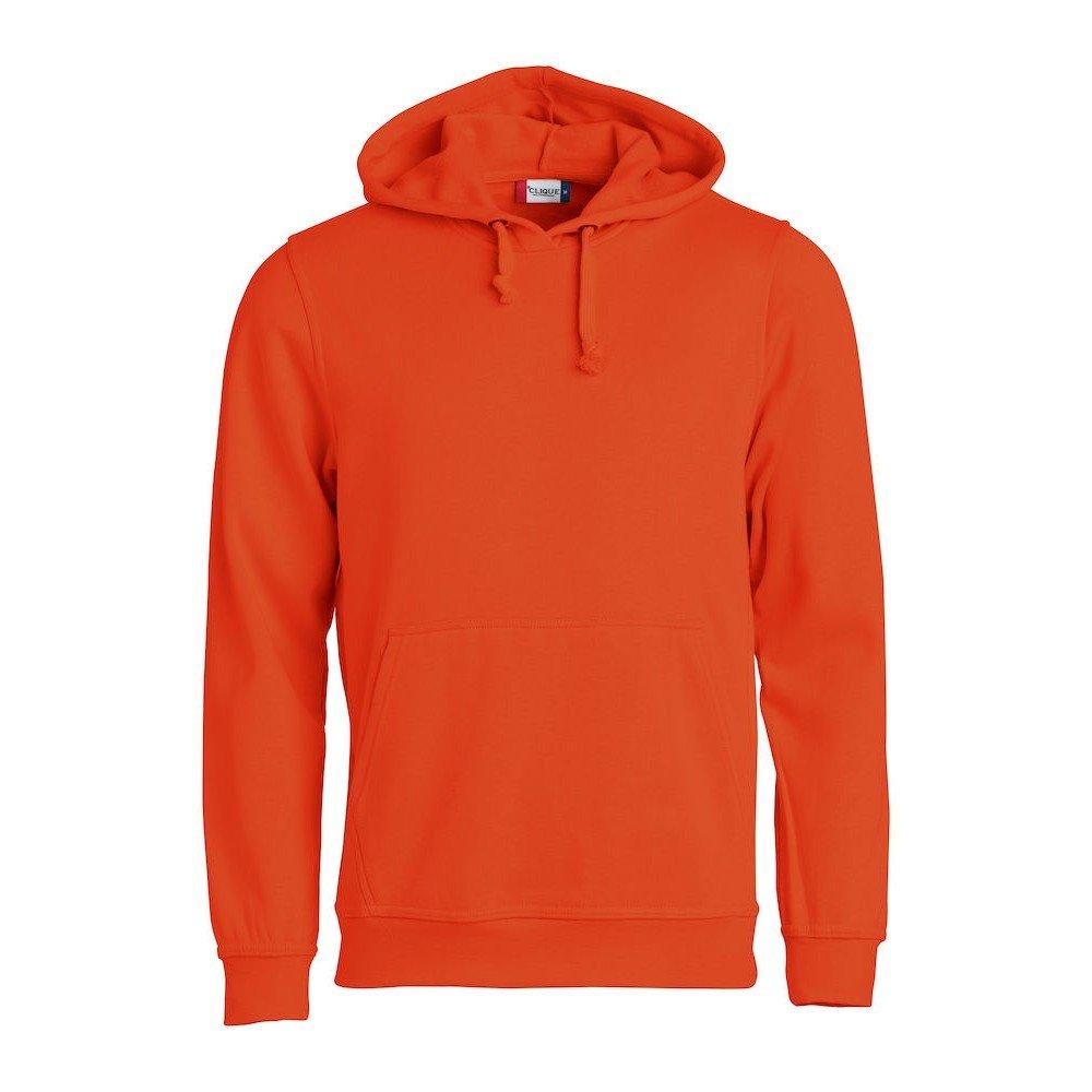 Image of Basic Kapuzenpullover Damen Orange L