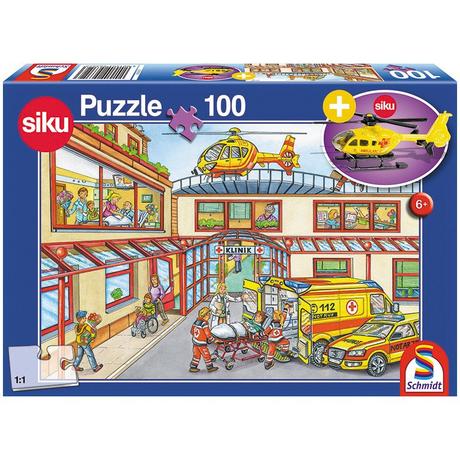 Schmidt  Puzzle Rettungshubschrauber (100Teile) 