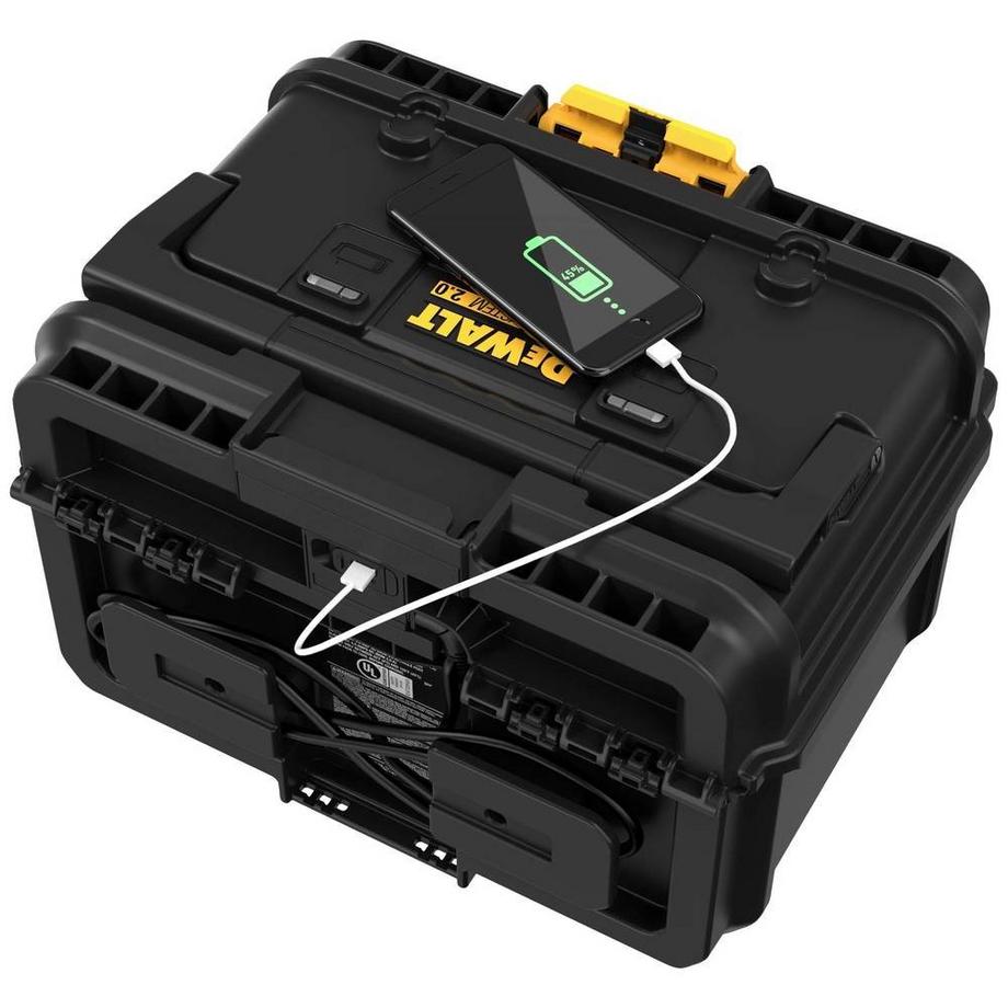 DeWALT  ToughSystem 2 Charger Box für 18 Volt XR und 54 Volt XR FLEXVOLT Akkus 
