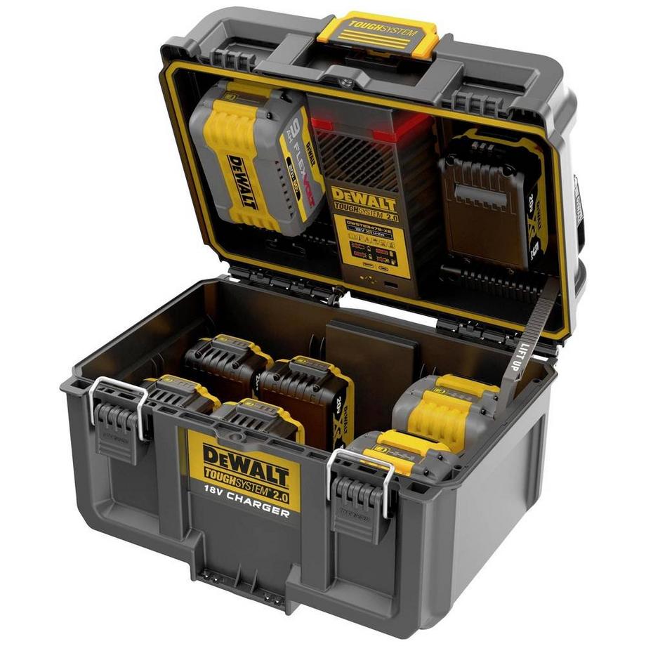 DeWALT  ToughSystem 2 Charger Box für 18 Volt XR und 54 Volt XR FLEXVOLT Akkus 