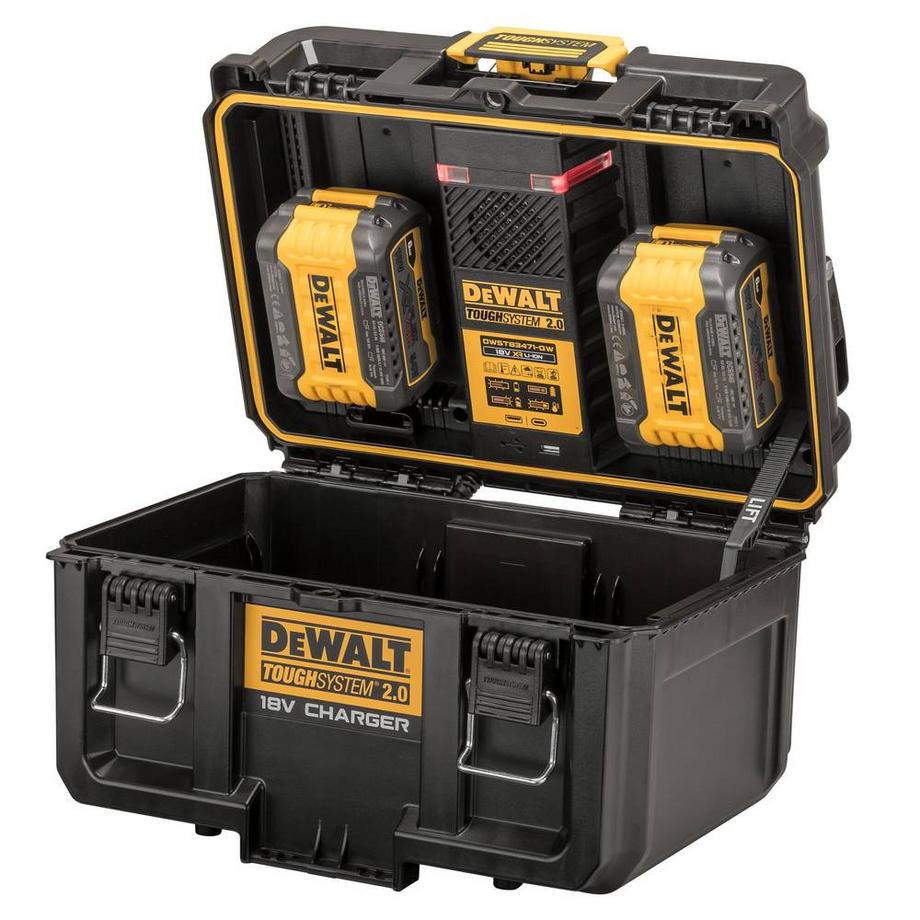 DeWALT  ToughSystem 2 Charger Box für 18 Volt XR und 54 Volt XR FLEXVOLT Akkus 