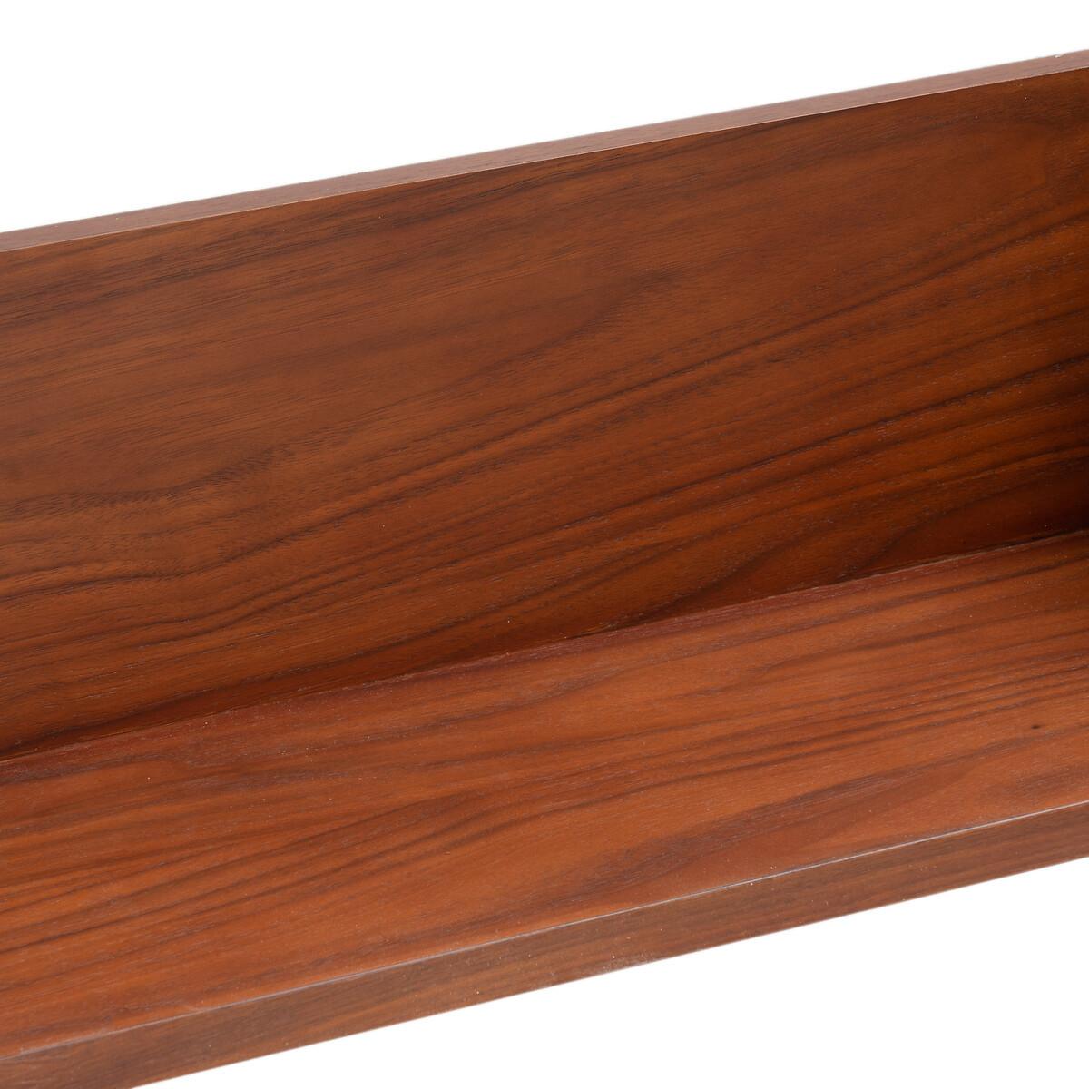 La Redoute Intérieurs Wandregal mit Walnussfurnier  