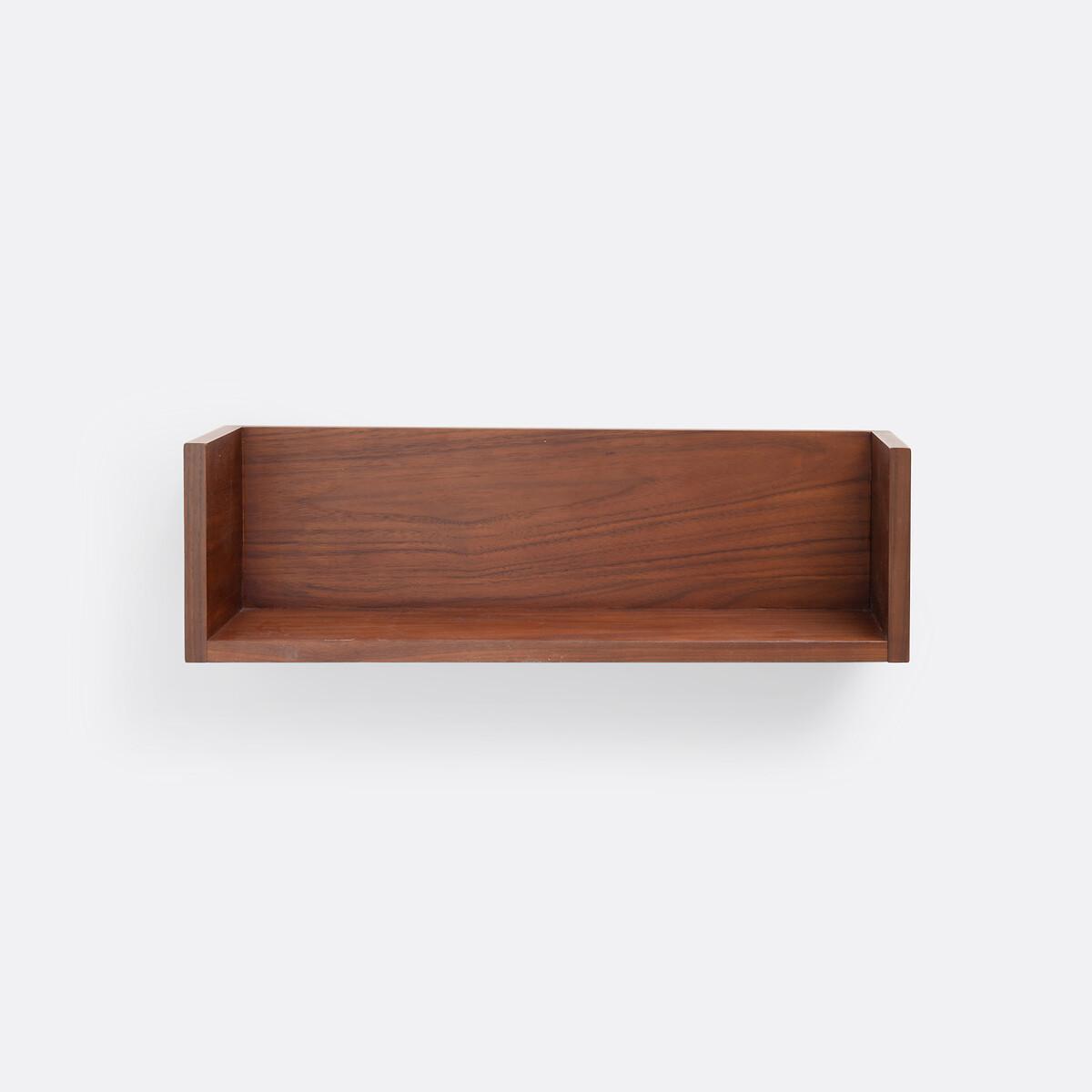 La Redoute Intérieurs Wandregal mit Walnussfurnier  