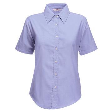 LadyFit Oxford Bluse, Kurzarm