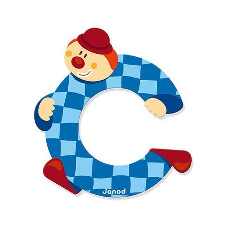 Janod Buchstaben Clown C  