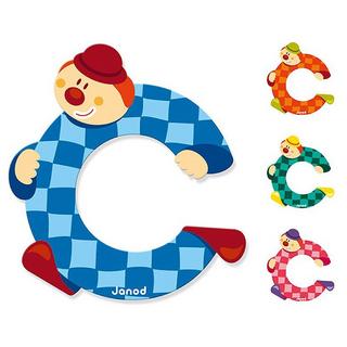 Janod Buchstaben Clown C  