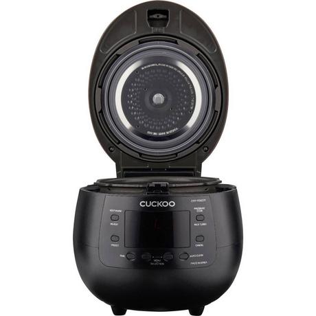 Cuckoo Reiskocher Schwarz, Rost-Braun mit Dampfgarfunktion  