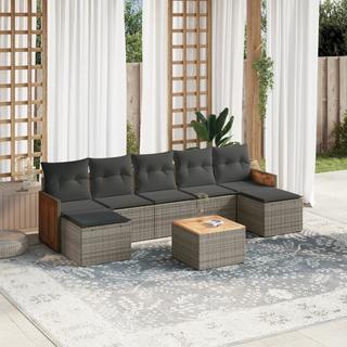 VidaXL Garten sofagarnitur poly-rattan  