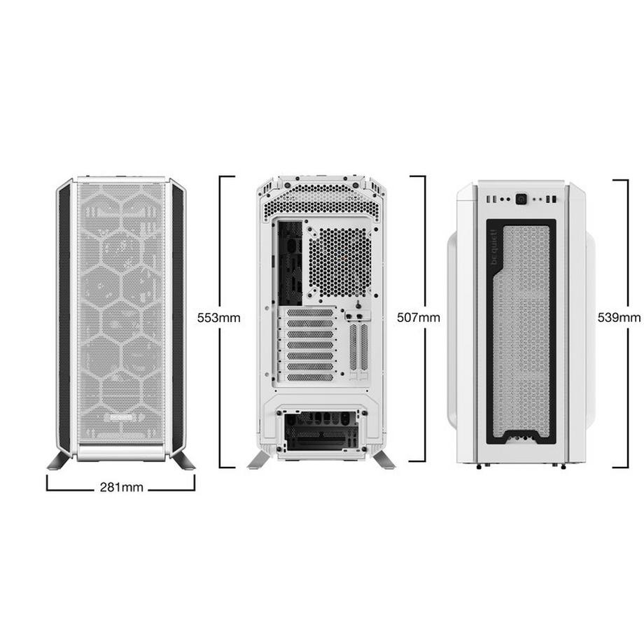 BE QUIET!  ! Silent Base 802 Window White Midi Tower Blanc 