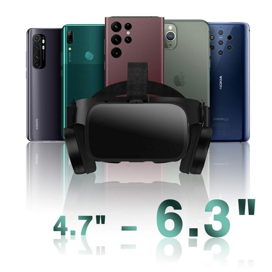 Avizar  BOBOVR Z6 Bluetooth VR-Brille Schwarz 