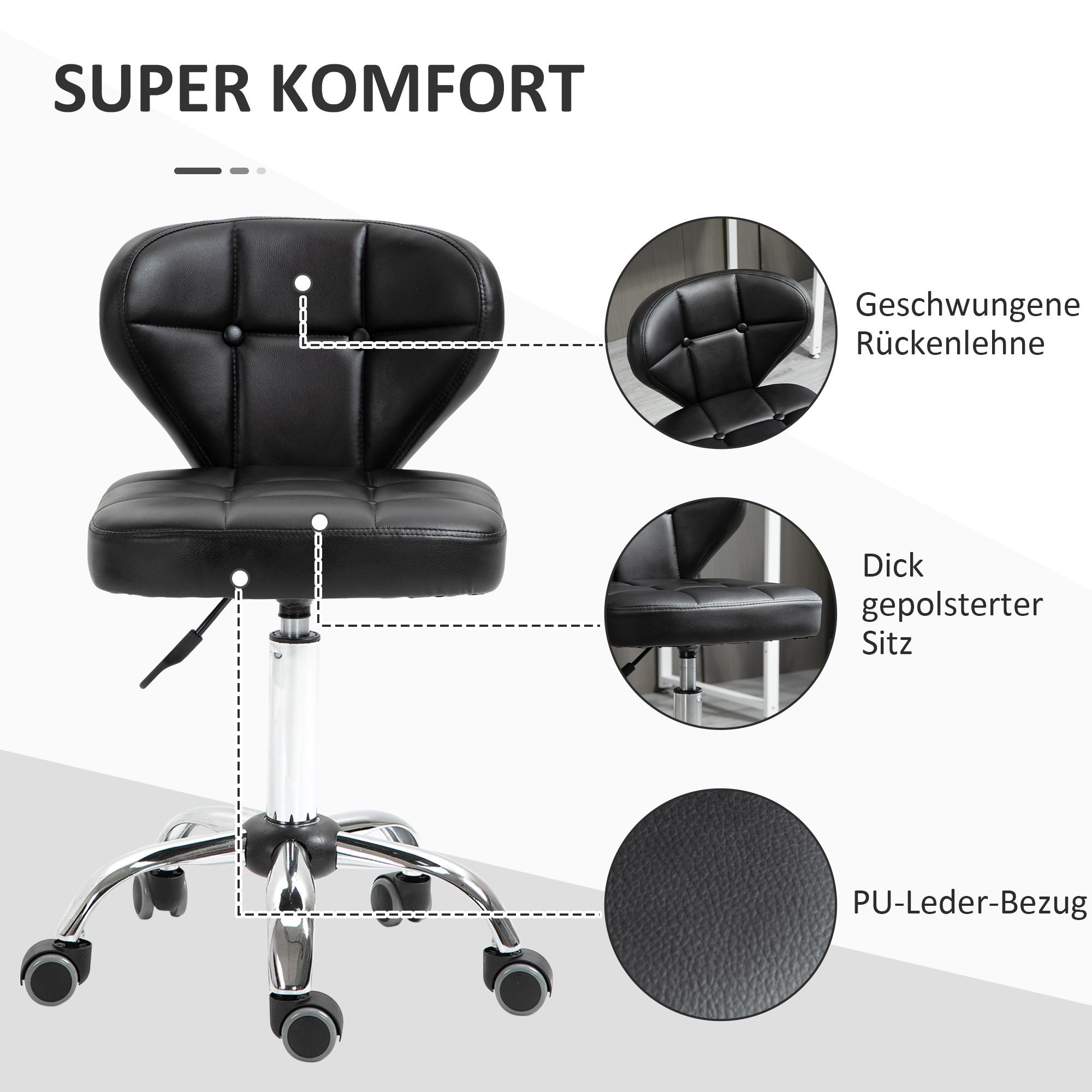 HOMCOM 2er-Set Arbeitshocker  