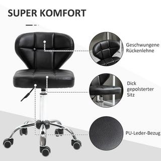 HOMCOM Ensemble de 2 tabourets de travail  