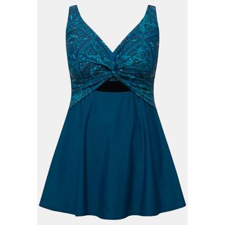 Ulla Popken  Badekleid, Mosaikmuster, Softcups 