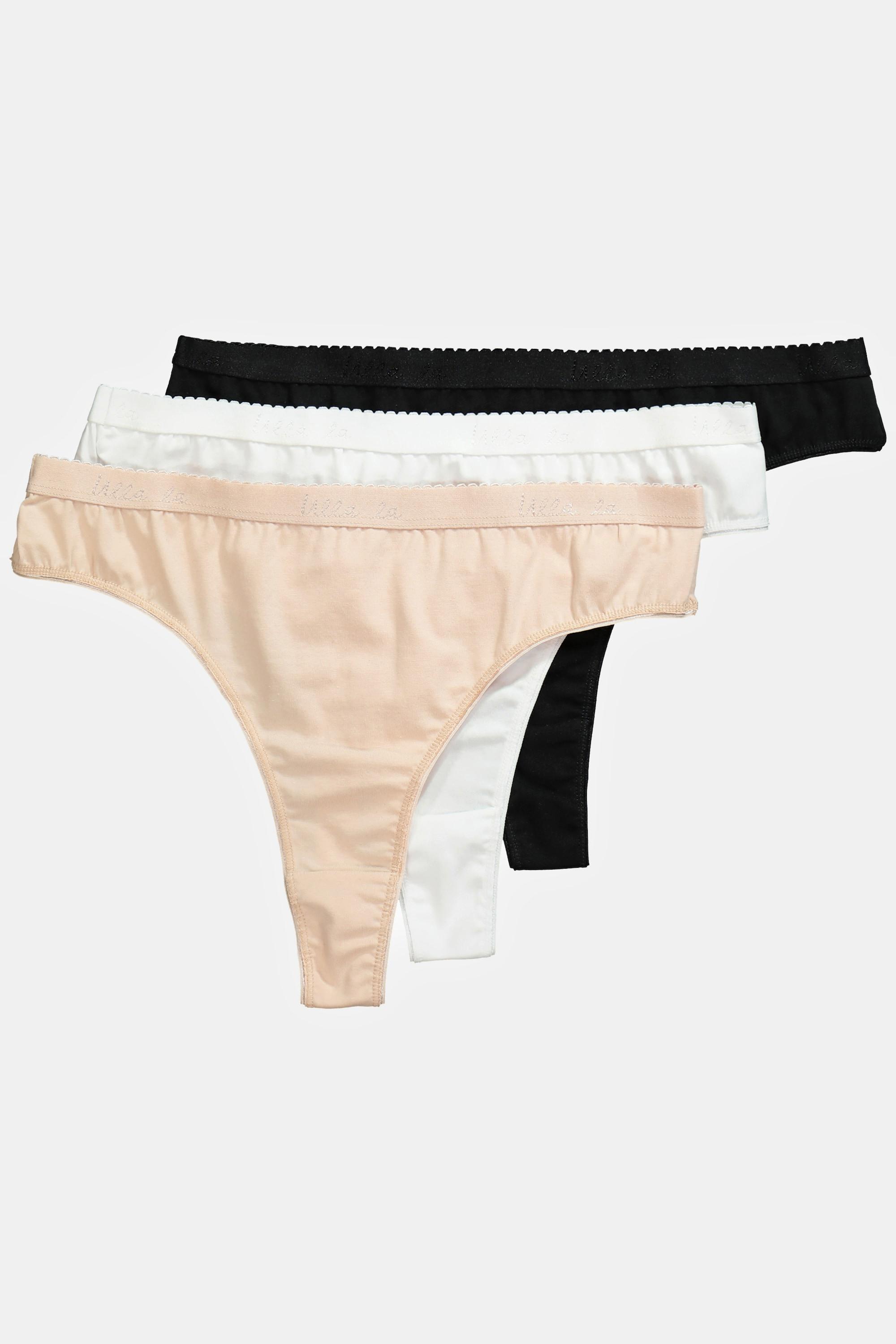 Ulla Popken Perizomi Confezione da Tre  