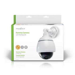 Nedis  Dummy-Sicherheitskamera | Dome | Batteriebetrieben | Innenbereich | Weiß 