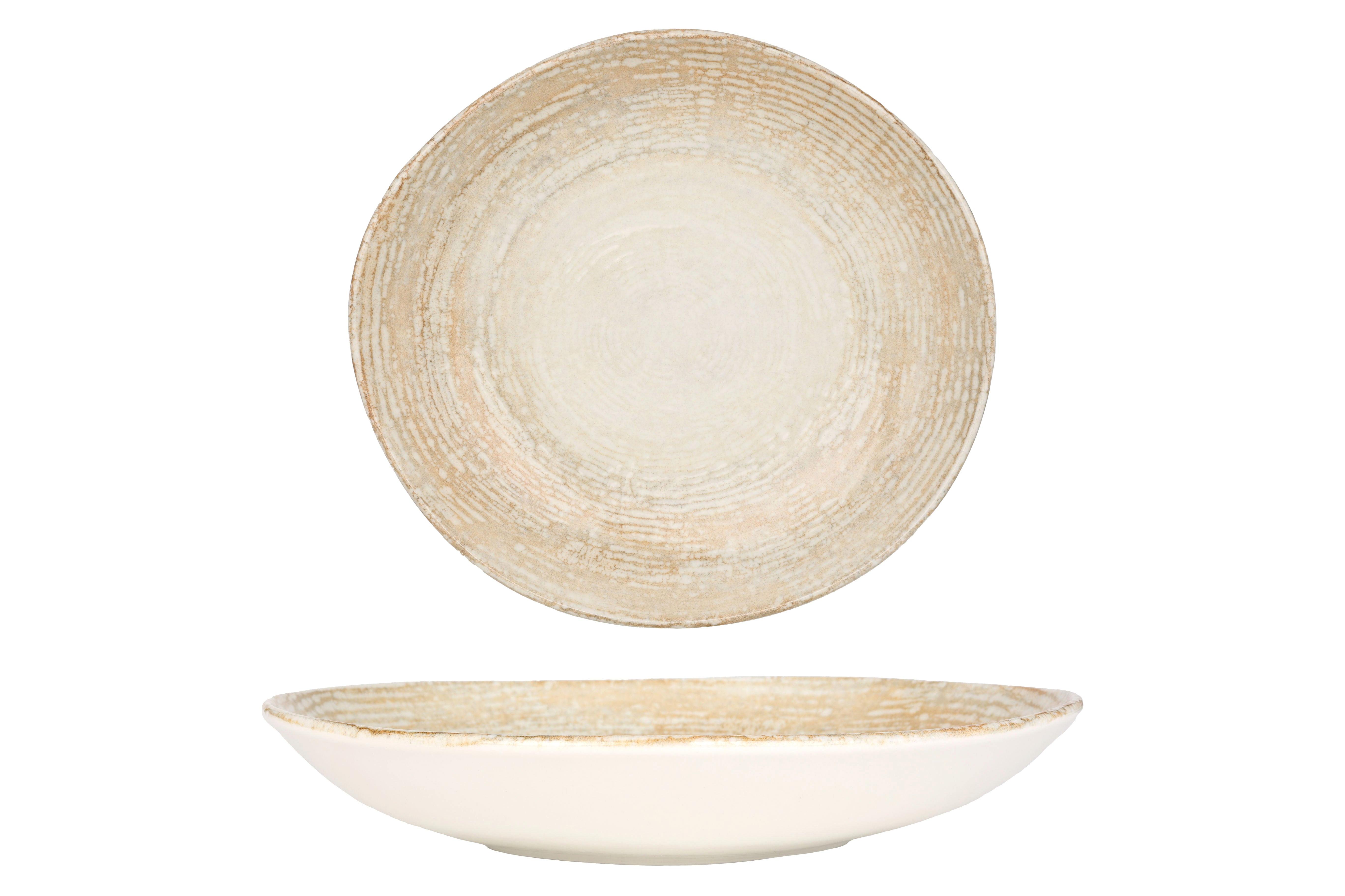 Image of Tiefe Teller - Patera - Porzellan - 6er Set Unisex Braun ONE SIZE