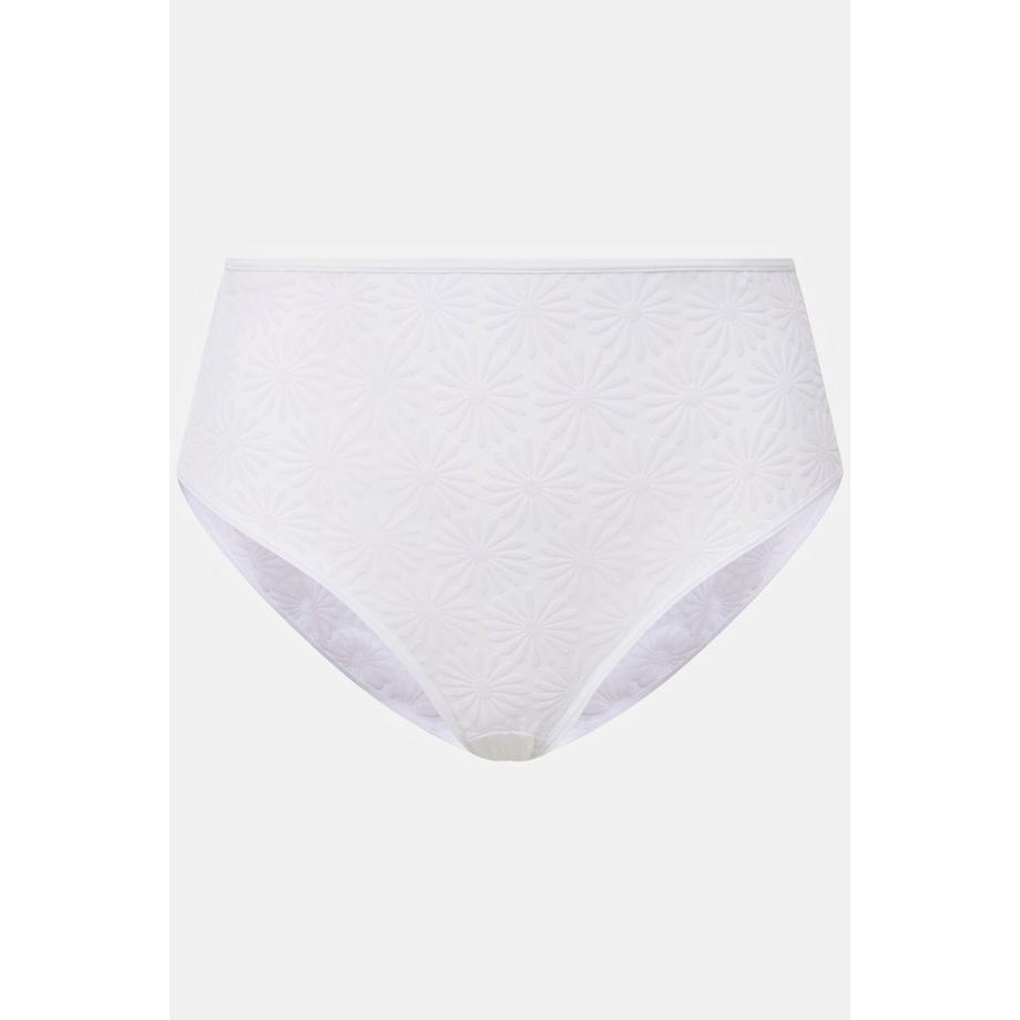 Ulla Popken Midislip Flockdruck Keyhole  