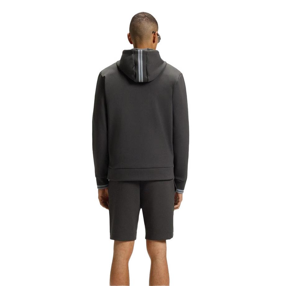 BOSS Felpa Con Cappuccio E Zip Intera Sport Elasticizzato  