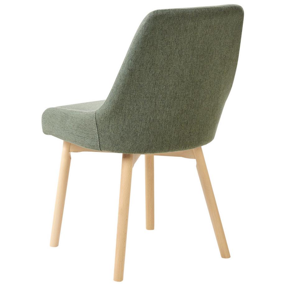 Beliani Set di 2 sedie da pranzo en Tessuto Classico MELFORT  