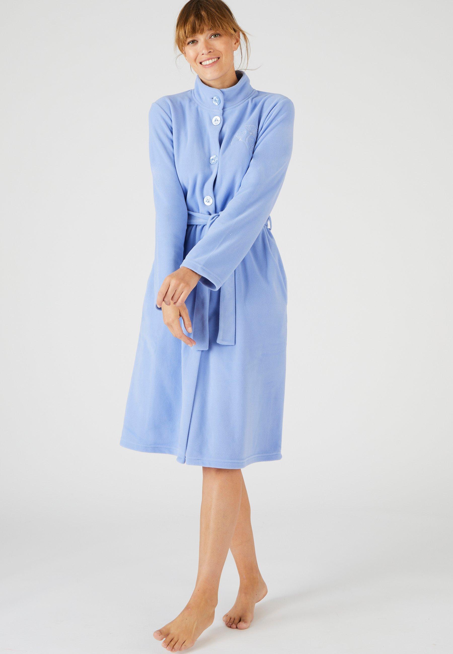 Image of Morgenmantel. Damen Blau 34-36