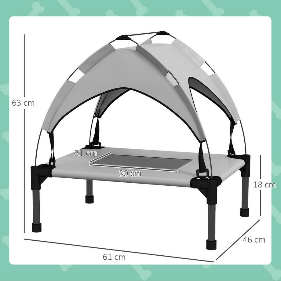 PawHut  Erhöhtes Hundebett 