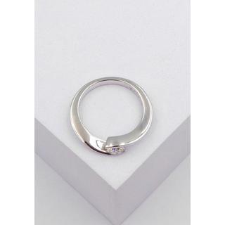 MUAU Schmuck  Solitaire Ring Diamant 0.40ct. Weissgold 750 