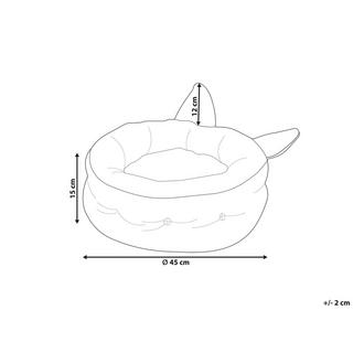 Beliani  Accessoires en Tissu Moderne KEPEZ 