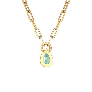 Elli  Collier Femmes Goutte Pendentif Aspect Chaîne Avec Quartz 