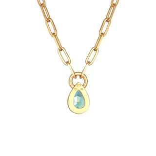 Elli  Halskette Quarz Tropfen Chain Optik 