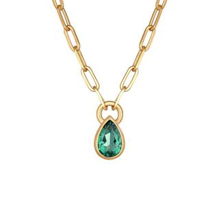 Elli  Halskette Quarz Tropfen Chain Optik 