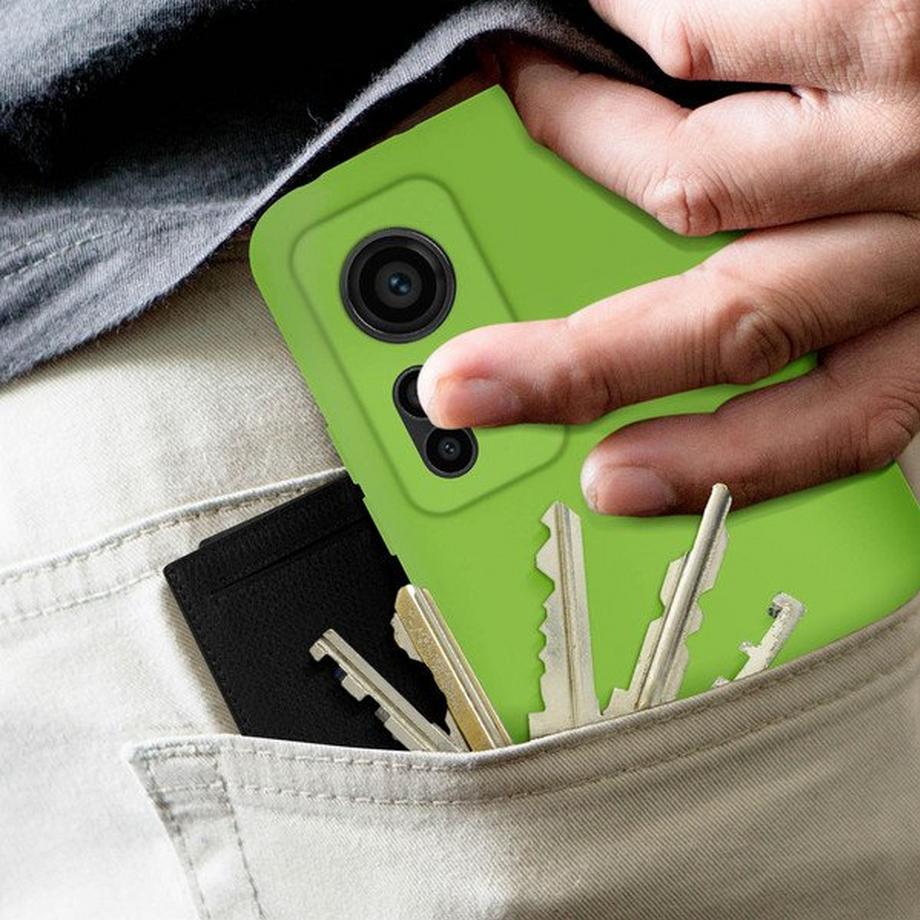 Avizar  Coque Xiaomi 12 Lite Soft Touch Vert 