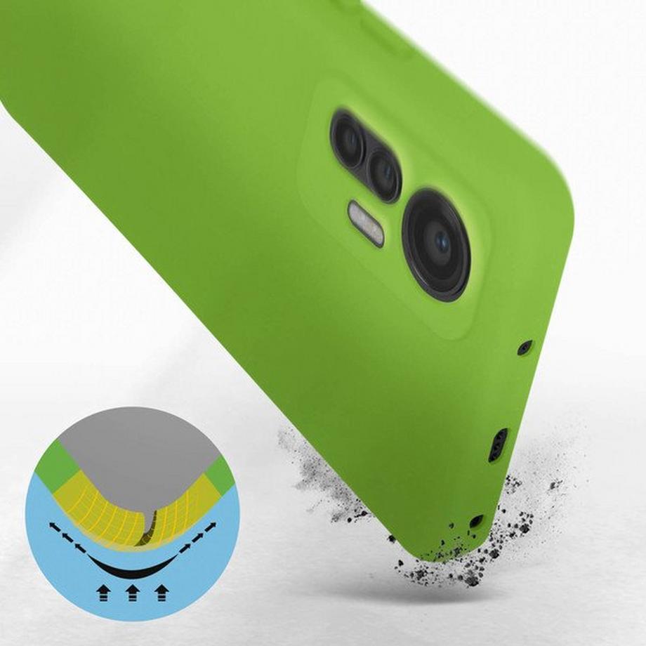 Avizar  Coque Xiaomi 12 Lite Soft Touch Vert 