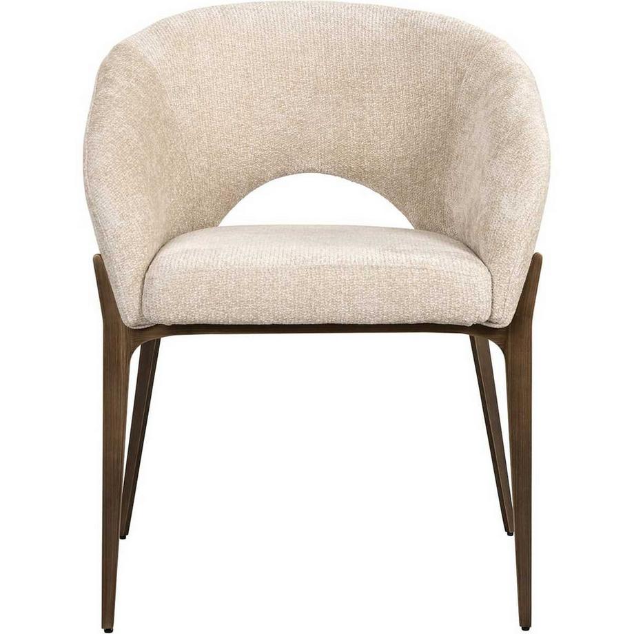 mutoni Chaise de salle à manger Kenzi cream unicorn  