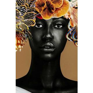 KARE Design Gerahmtes Bild Flower Hair 120x120  