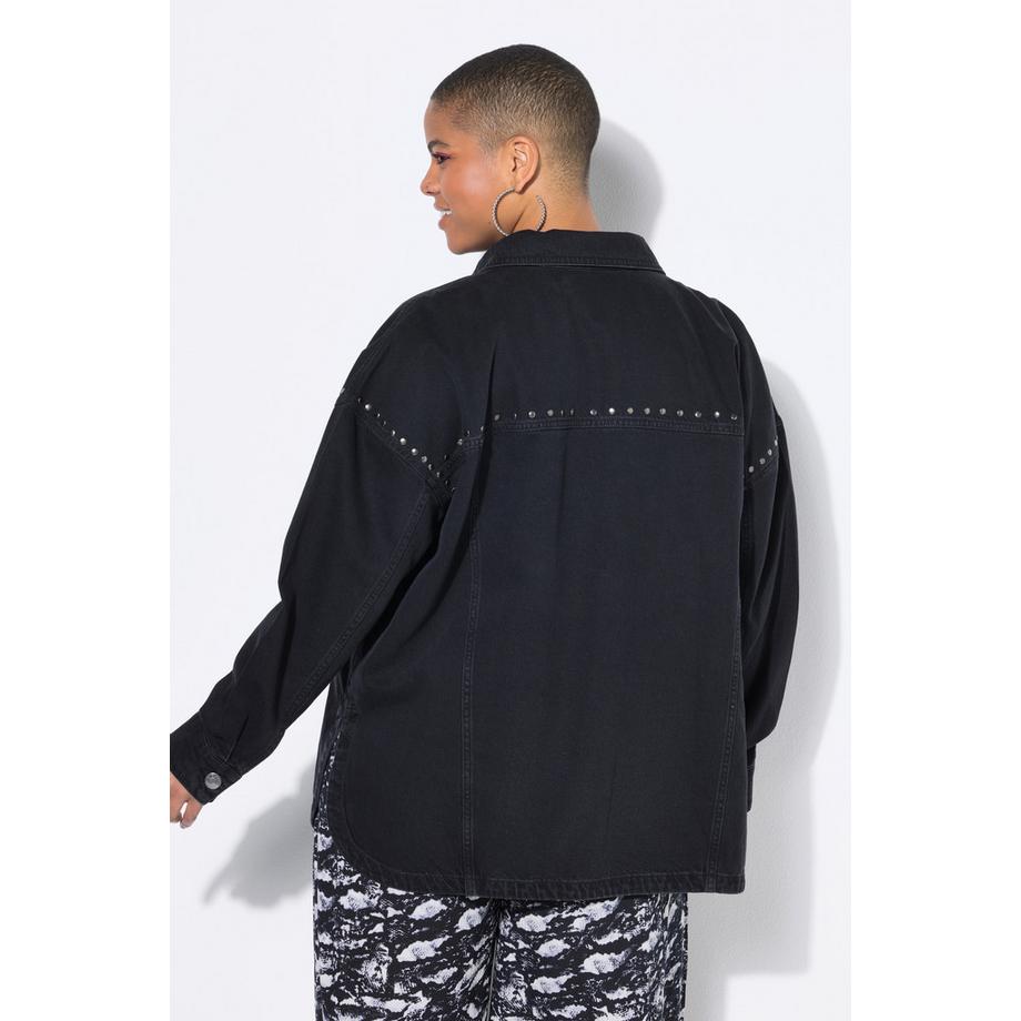 Studio Untold Chemise en jean oversize Rivets fantaisie  