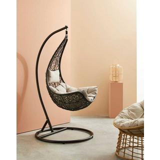 mutoni Fauteuil suspendu de jardin Amirantes avec coussin noir  