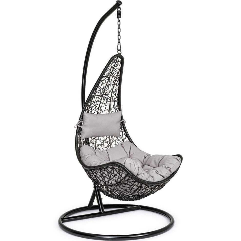 mutoni Fauteuil suspendu de jardin Amirantes avec coussin noir  