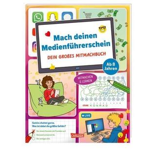 Mach deinen Medienführerschein: Dein großes Mitmachbuch Thomas Feibel Livre cartonné 