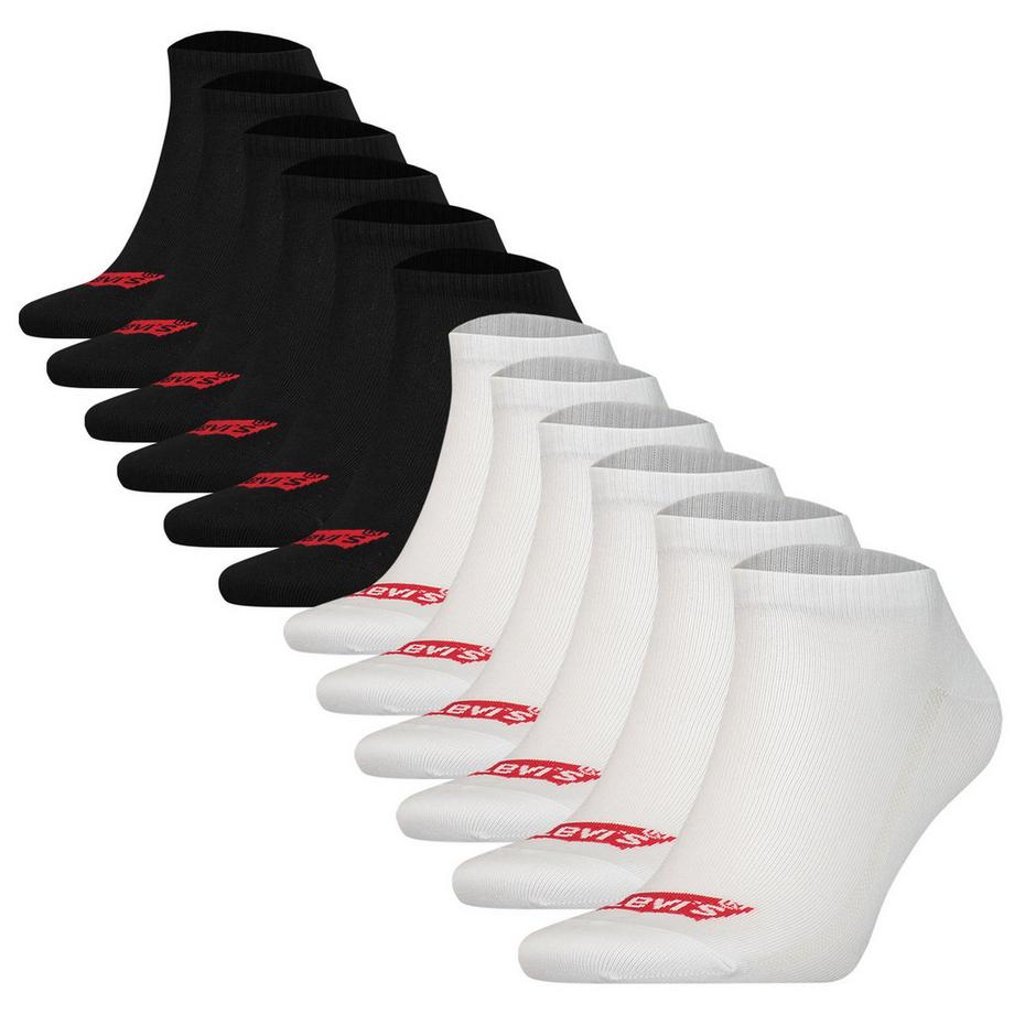 Chaussettes  Pack de 12 Confortable à porter-LEVIS LOW CUT BATWING LOGO 12P CO
