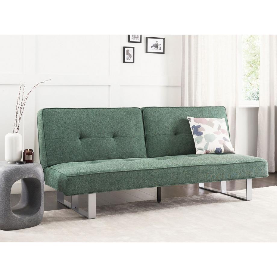 Beliani Schlafsofa aus Stoff  DUBLIN  