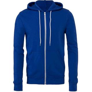 Bella + Canvas Erwachsenen Kapuzenjacke mit Reissverschluss  
