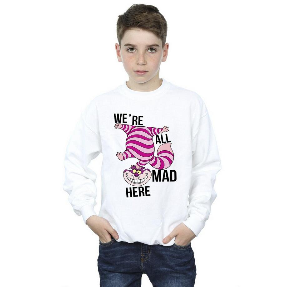 Disney  Alice In Wonderland All Mad Here Sweatshirt 