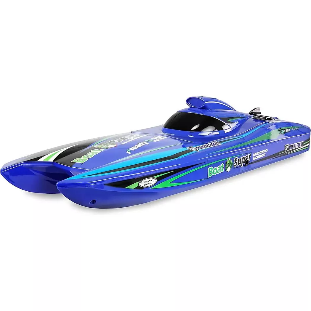 Amewi - Blue Arrow Jet-Katamaran, One Size, Multicolor